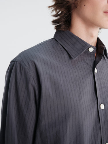 Another Aspect - Another Shirt 4.0 Japan in Small Dark Grey Stripe