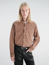 Another Aspect - Another Shirt 4.0 in Brown Check