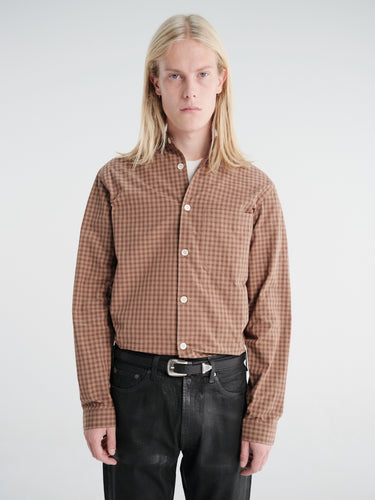 Another Aspect - Another Shirt 4.0 in Brown Check