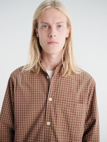 Another Aspect - Another Shirt 4.0 in Brown Check