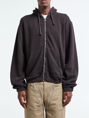 Another Aspect - Another Zip Hoodie 1.0 in Dark Brown