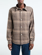 Another Aspect - Another Shirt 4.0 in Light Brown Check