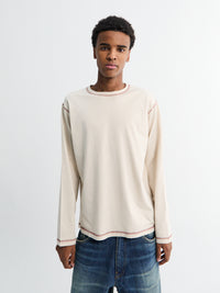 Another Aspect - ANOTHER T-Shirt 3.0 in Grey and Burnt Red