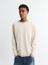 Another Aspect - ANOTHER T-Shirt 3.0 in Grey and Burnt Red