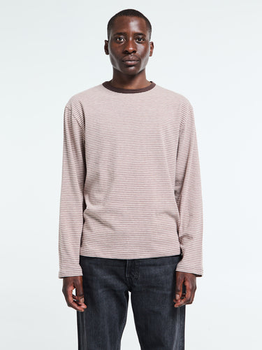 Another Aspect - Another T-Shirt 3.0 in Chairo Aka Stripe