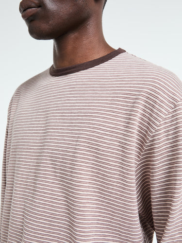 Another Aspect - Another T-Shirt 3.0 in Chairo Aka Stripe