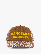 Alex Zono - Dance Like A Runner Cow Print Dad Hat in Brown