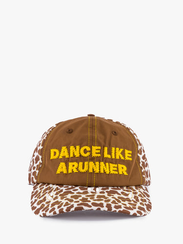 Alex Zono - Dance Like A Runner Cow Print Dad Hat in Brown