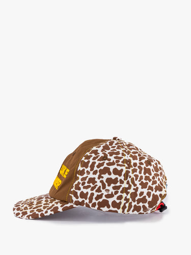 Alex Zono - Dance Like A Runner Cow Print Dad Hat in Brown