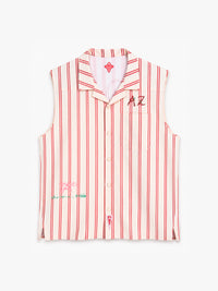 Alex Zono - Lazy Shirt in White & Red