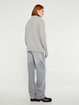 Andersen-Andersen - Navy Crewneck in Light Grey