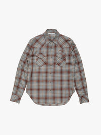 Acne Studios - Flannel Check Button-up Shirt in Multi Grey