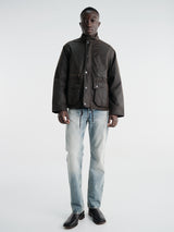 Barbour - Barbour Modified Ursula Wax Jacket in Dark Brown