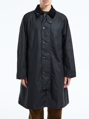 Barbour - Mod Exmoor Wax Jacket in Black