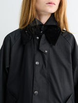 Barbour - Modified Transport Waxed Jacket in Black