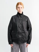 Barbour - Barbour Blouson Transport Wax Jacket in Black