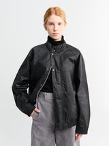 Barbour - Barbour Blouson Transport Wax Jacket in Black