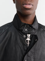 Barbour - Barbour Blouson Transport Wax Jacket in Black