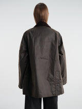 Barbour - OS Bedale Wax Jacket in Dark Brown