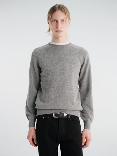 Beams Plus - Crew 9G in Grey