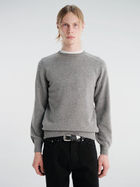 Beams Plus - Crew 9G Knit in Grey