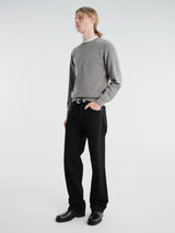 Beams Plus - Crew 9G in Grey