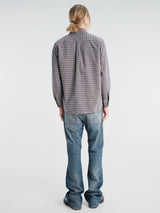 Beams Plus - Open B. D. Dobby Plaid in Navy