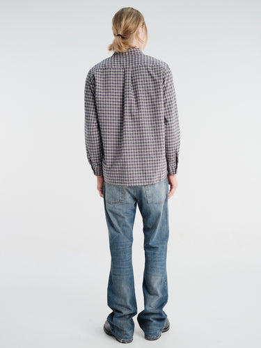 Beams Plus - Open B. D. Dobby Plaid in Navy