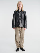 Berner Kühl - Cut Jacket Creased Calf in Black