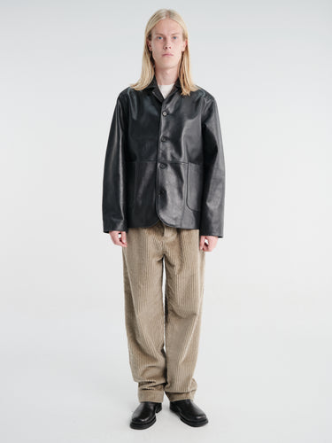 Berner Kühl - Cut Jacket Creased Calf in Black