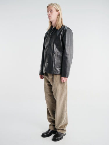 Berner Kühl - Cut Jacket Creased Calf in Black