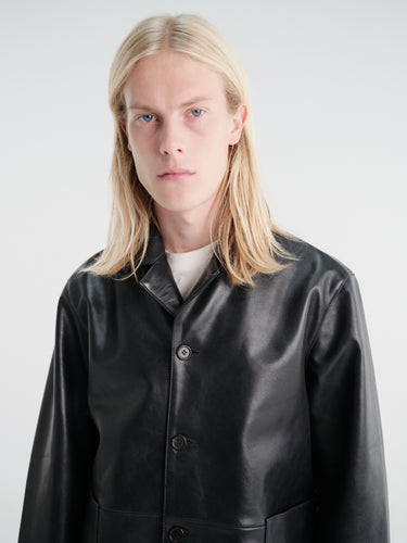 Berner Kühl - Cut Jacket Creased Calf in Black