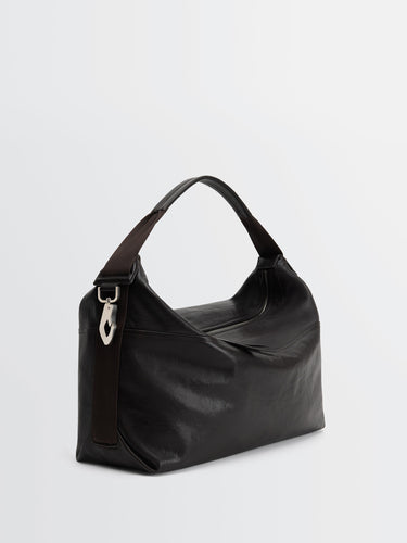 Lemaire - Berlingot Hobo Bag in Dark Chocolate