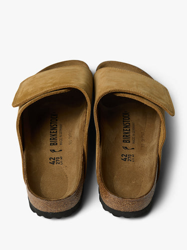 Birkenstock - Solana VL Suede Narrow Sandals in Cork Brown