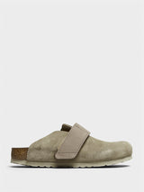 Birkenstock - Loma Nubuck Leather and Suede Narrow Sandals in Taupe