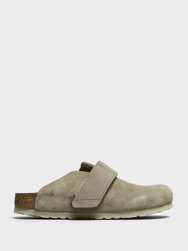 Birkenstock - Loma Nubuck Leather and Suede Narrow Sandals in Taupe