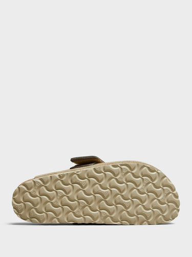 Birkenstock - Loma Nubuck Leather and Suede Narrow Sandals in Taupe