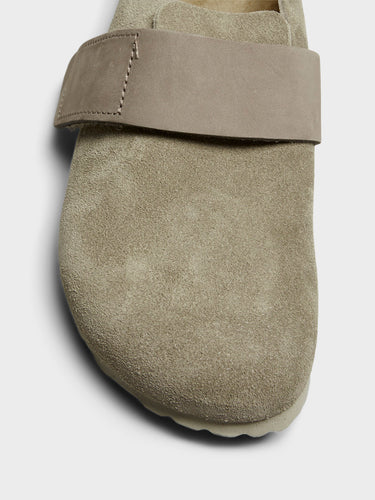 Birkenstock - Loma Nubuck Leather and Suede Narrow Sandals in Taupe