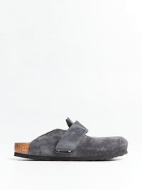 Birkenstock - Loma Suede Leather Narrow Shoes in Charcoal