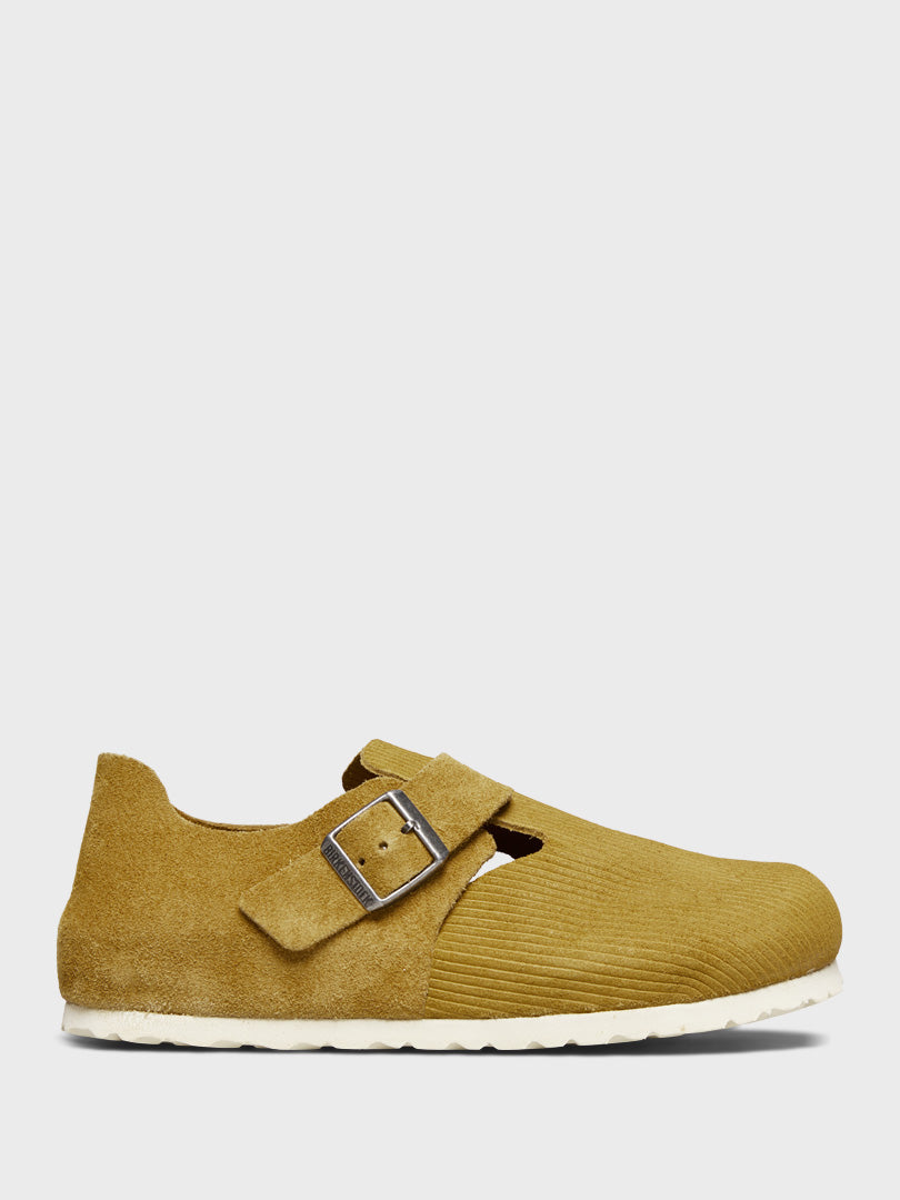 fordom Dam Perpetual Birkenstock - London Suede Shoes in Cork Brown – stoy