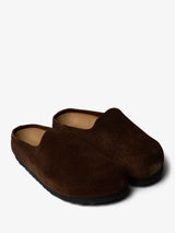 Birkenstock - Amsterdam Wrapped Suede Leather Narrow Shoes in Carafe