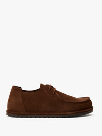 Birkenstock - Utti Lace Suede Leather Shoes in Carafe