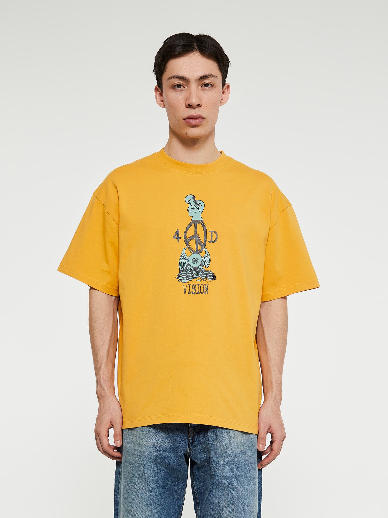 4D Vision Totem T-Shirt i Gul