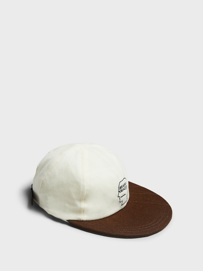 Flannel Spring Training Hat in Creme