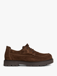 Birkenstock - Highwood Moc Lace Low Suede Leather Shoes in Carafe