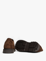 Birkenstock - Highwood Moc Lace Low Suede Leather Shoes in Carafe