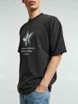 Cactus Store - NHT Botanical Archive & Studio T-Shirt in Washed Black