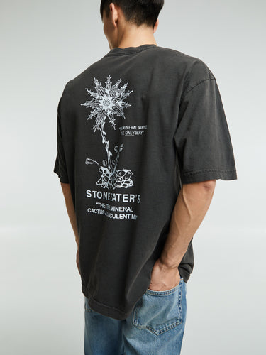 Cactus Store - Stone Eaters V2.0 T-Shirt in Washed Black