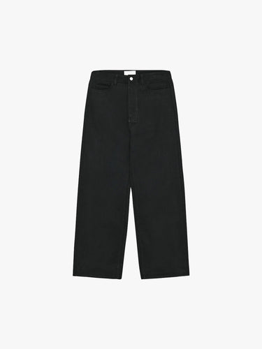 Calm. - Black Raw Selvedge Jeans in Black