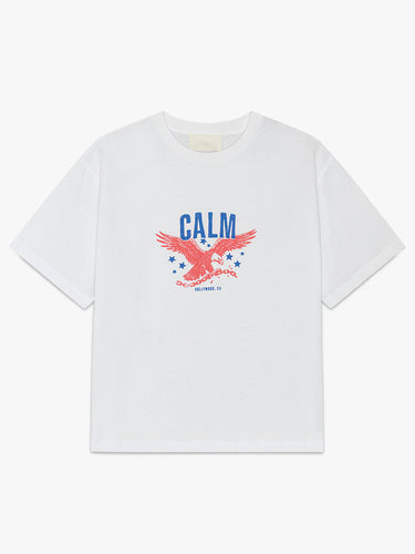 Calm. - Eagle Tee in White